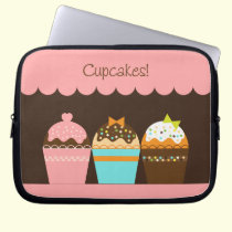 Cupcakes - Laptop Sleeve laptop sleeves