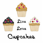 Cupcakes Live Love Acrylic Cut Outs