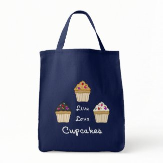 Cupcakes Live Love bag
