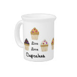 Cupcakes Live Love Pitchers