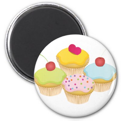 Cupcakes Magnets