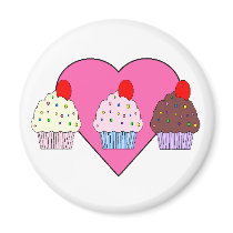 cupcakes magnets