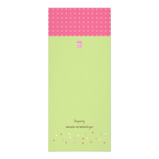 Cupcakes on a Stand Personalized Invite