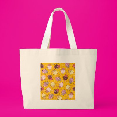 Cupcakes on Gold Canvas Bags Zazzle_bag Cupcakes on Gold Canvas Bags Zazzle_bag