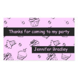 Cupcakes Outline Black Sticker