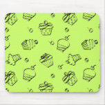 Cupcakes Outline Mousepad
