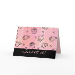 Cupcakes Outlines Greeting Cards