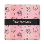 Cupcakes Outlines Magnet