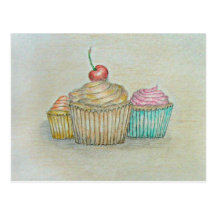 cupcakes post cards
