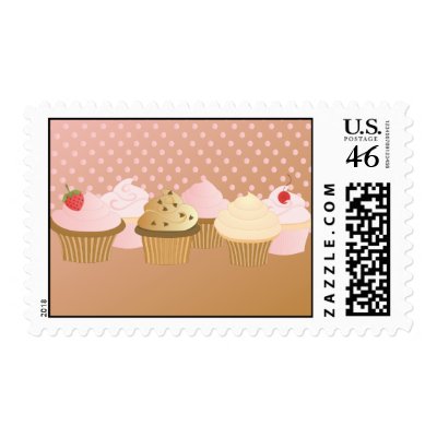 Cupcakes Postage Stamp by candystore