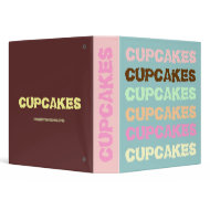 CUPCAKES, Recipe Binder binder