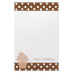 Cupcakes Shaping Up Nicely Stationery Paper