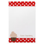 Cupcakes Shaping Up Nicely Stationery Design