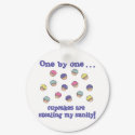 Cupcakes Stealing my Sanity keychains by cupcakewear Cupcakes Stealing my Sanity keychains