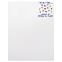 Cupcakes Stealing my Sanity Customized Letterhead