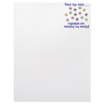 Cupcakes Stealing my Sanity Customized Letterhead