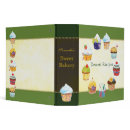Cupcakes Sweet Bakery Dessert Recipe Binder binder