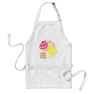 Cupcakes With Fresh Fruit - Raspberry & Lemon apron