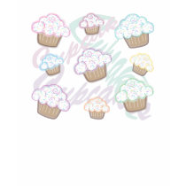 Cupcakes with Pastel Sprinkles t-shirts