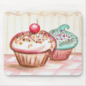 Cupcakes with Sprinkles Mousepad