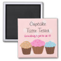 CupcakeTaste Tester magnet
