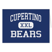 Cupertino - Bears - Junior - Sunnyvale California Greeting Card