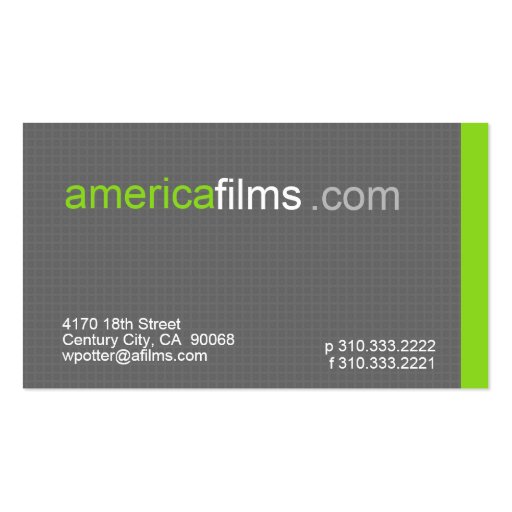 Cupertino Grey Business Card Templates (back side)