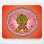 Cupid African Baby Valentines Day Mousepad