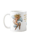 Cupid Angel reclining on a Cloud in Heaven by Al R Mug