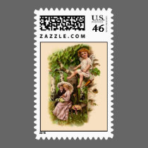 Cupid at Work postage