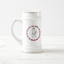 "Cupid: Be My Love" Beer Stein mugs