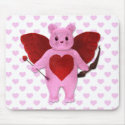Cupid Bear Mousepad by mariannegilliand Cupid Bear Mousepad