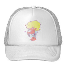 cupid_bow_arrow trucker hats