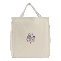 Cupid Capers embroidered bags by Embroidery4U Cupid Capers embroidered bags