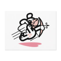 Cupid Dog Valentines Day Design postcards by Eholidayz Cupid Dog Valentines Day Design postcards