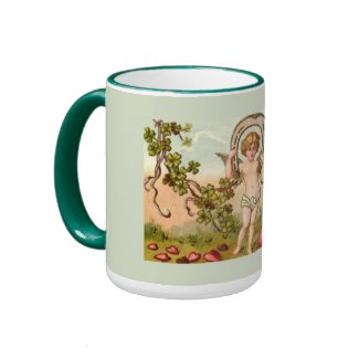 Cupid Forget Me Not Valentine's Mug mug