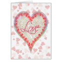 CUPID HEARTS LOVE ROSES & LACE by SHARON SHARPE cards by sharonsharpe CUPID HEARTS LOVE ROSES & LACE by SHARON SHARPE cards
