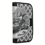 Cupid in Love Vintage Romantic Elegant Black White planners