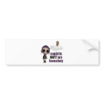 cupid is not my homeboy punk girl bumper stickers