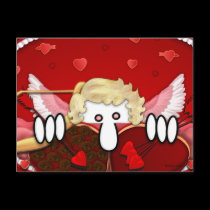 Cupid Kilroy Postcard
