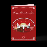 Cupid Kilroy Valentine Card cards
