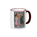 Cupid Links Couple with Chain Mug