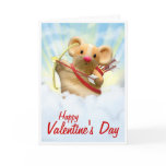 Cupid Mouse Valentine’s Day Card