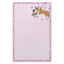 Cupid Pembroke Welsh Corgi Stationery