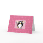 Cupid Penguin Card