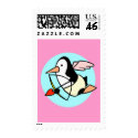 Cupid Penguin Stamps stamp