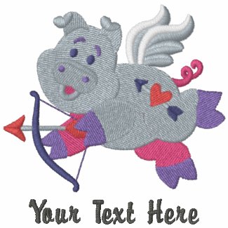 Cupid Pig - customize embroideredshirt