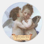 Cupid & Psyche Pre-Raphaelite Bookplate Stickers