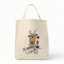 Cupid Reindeer Christmas Tshirts and Gifts bags