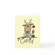 Cupid Reindeer Christmas Tshirts and Gifts cards